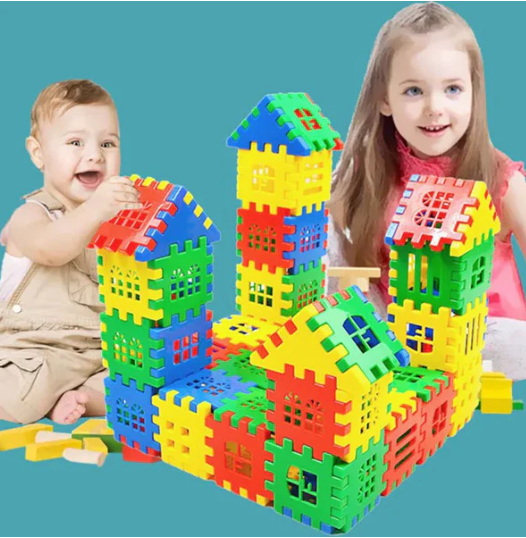 Husbyggklosser – fremmer kreativitet – byggesett for hus