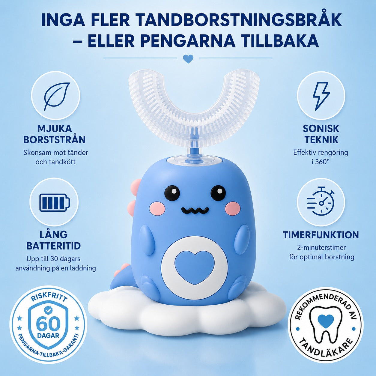 BrushBuddy Elektrisk Tannbørste